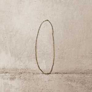 Plated thin gold chain, brand new,